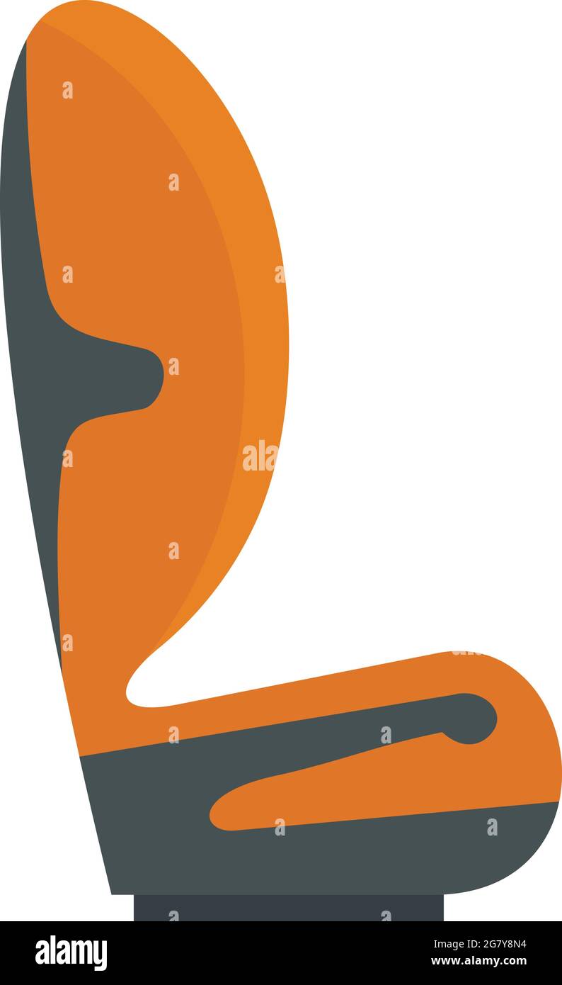 Baby car chair icon. Flat illustration of baby car chair vector icon ...
