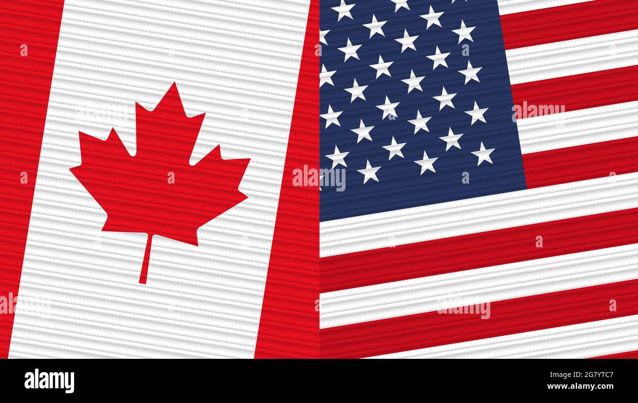 Half American Half Canadian Flag Sticker Decal - Vinyl, Easy Apply, Patriotic Graphic 9 thumbnail image