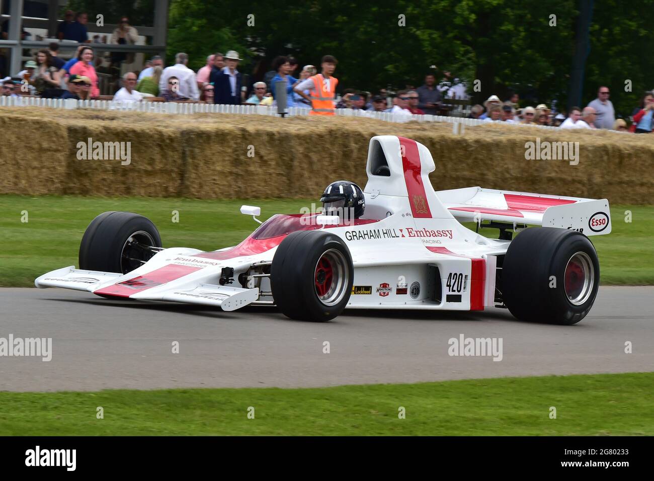 Ewen Sergison, Shadow DN1, Grand Prix Greats, The Maestros - Motorsport's Great All-Rounders, Goodwood Festival of Speed, Goodwood House, Chichester, Stock Photo