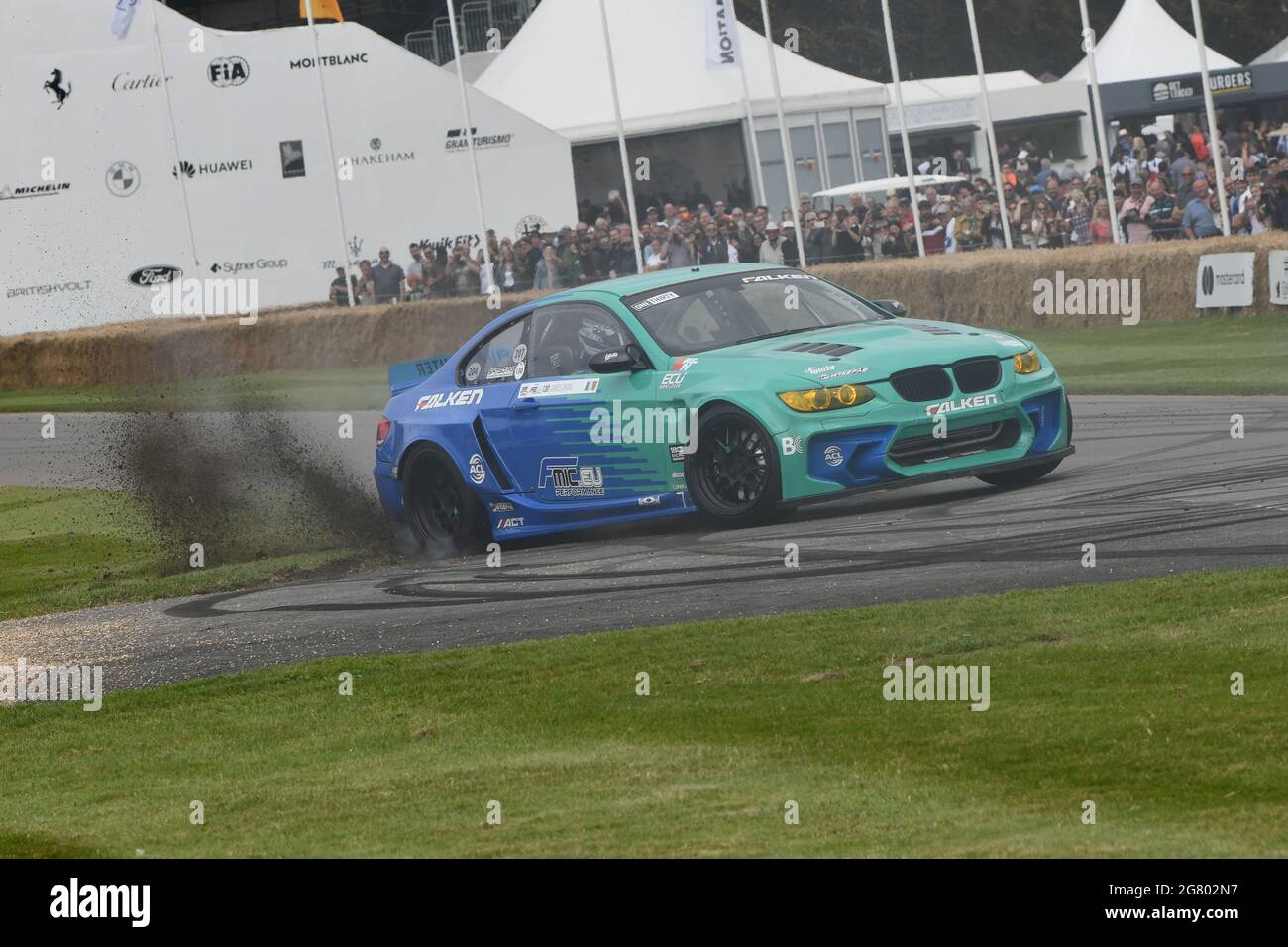 Redistributing some of the Dukes topsoil and grass, James Deane, BMW