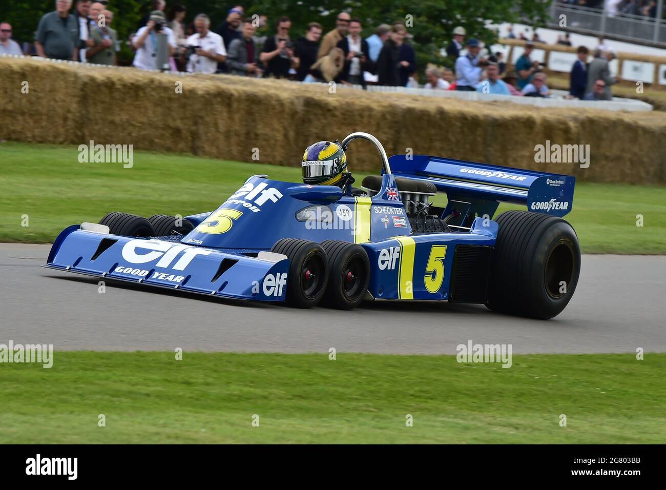 James Hanson, Tyrrell-Cosworth P34, six wheeled racing car, Tyrrell Racing Organisation, The Maestros - Motorsport's Great All-Rounders, Goodwood Fest Stock Photo
