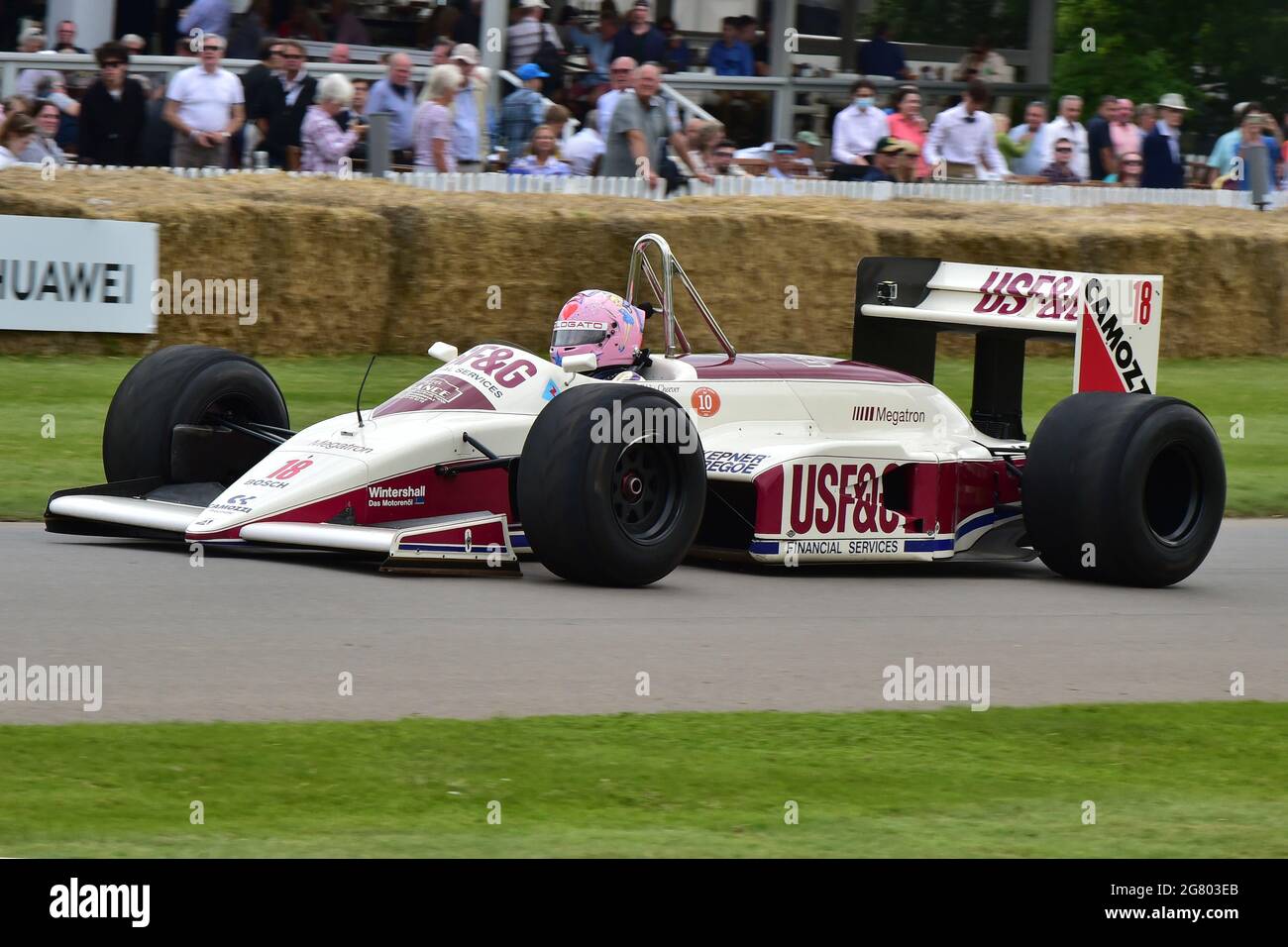 Lorina McLaughlin, Arrows A10-3 Megatron, Grand Prix Greats, The Maestros - Motorsport's Great All-Rounders, Goodwood Festival of Speed, Goodwood Hous Stock Photo