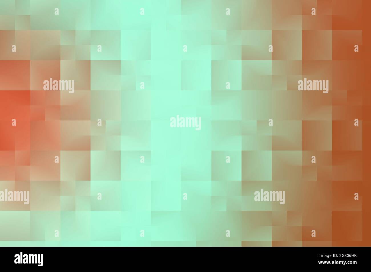 Smooth geometric background with blue and orange color gradient Stock Photo