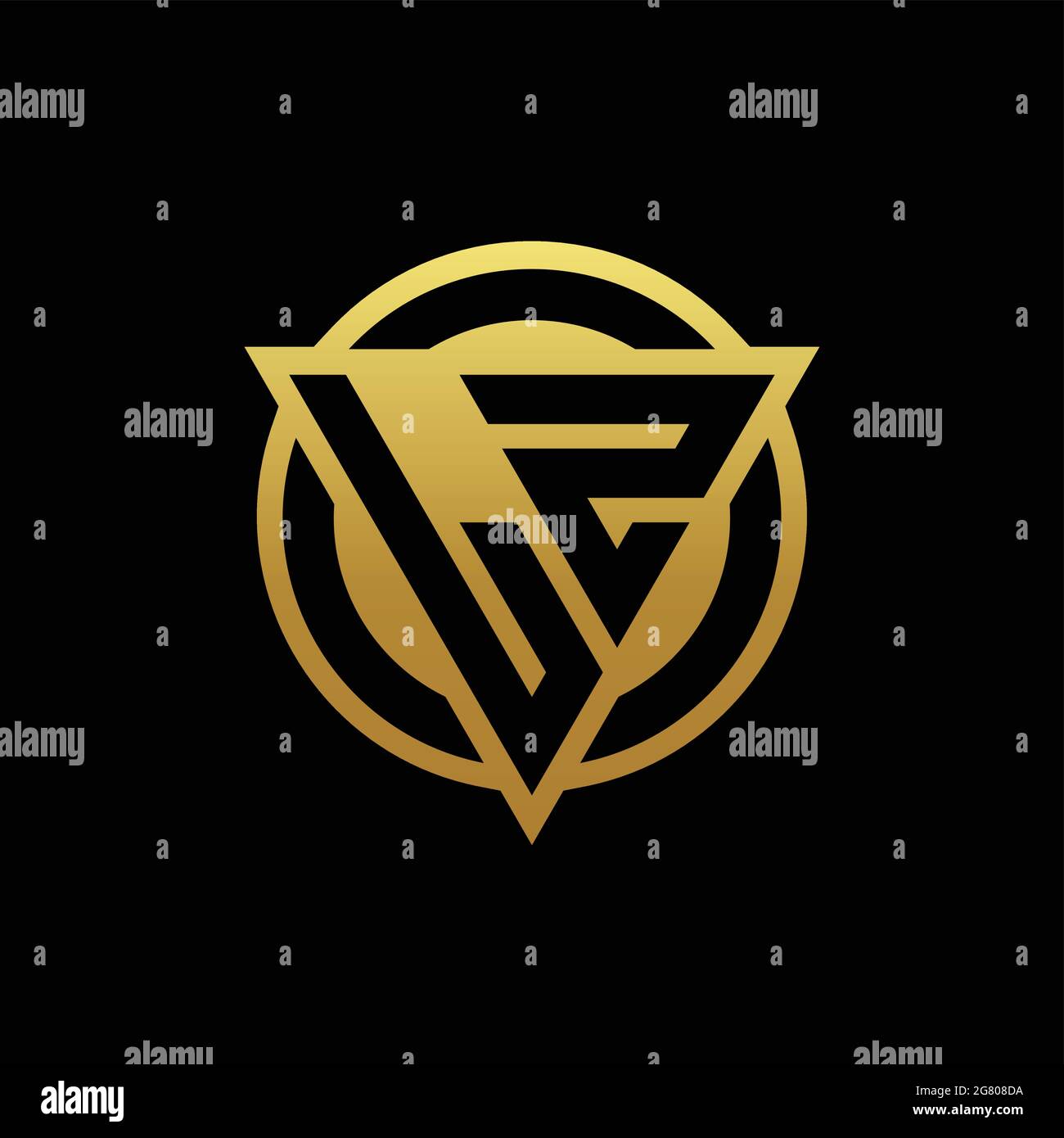 LZ logo monogram with triangle shape and circle rounded style isolated ...