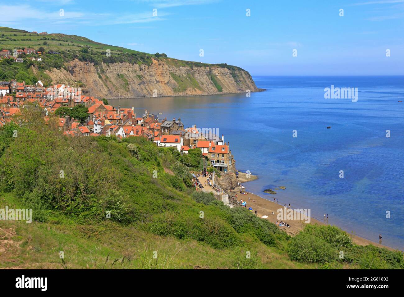Robin Hoods Bay, the end of the Coast to Coast walk from the Cleveland