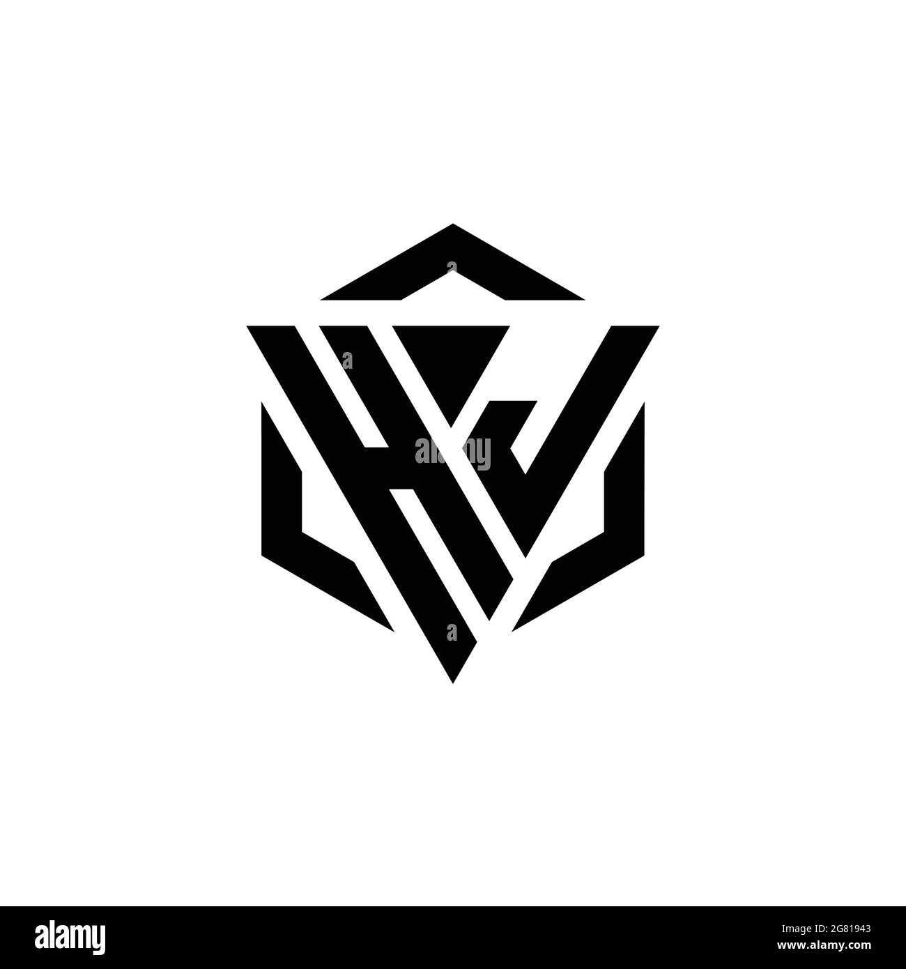 HJ Logo Letter Initial Logo Designs Template 2767601 Vector Art at Vecteezy