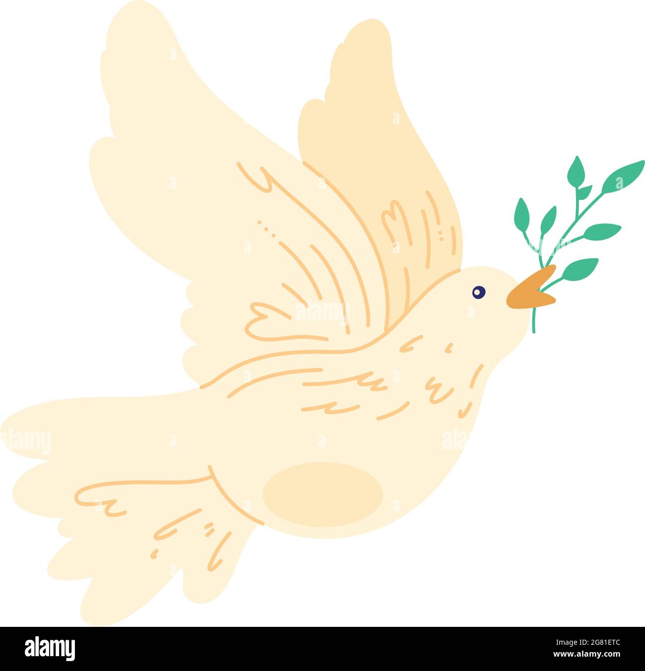 white dove with olive branch Stock Vector Image & Art Alamy