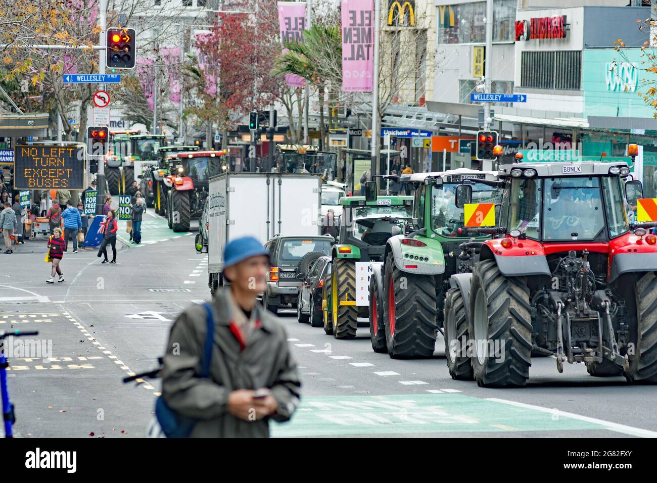 Farmers Groundswell Protest Stock Photo