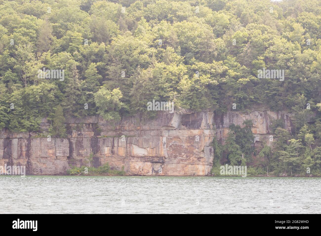 Rock Walls Surrounding Summersville Lake in Summersville, West Virginia Stock Photo Alamy