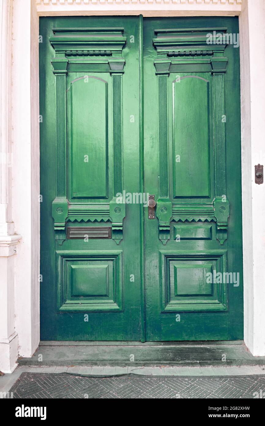 Closed Door Double Doors High Resolution Stock Photography and Images ...