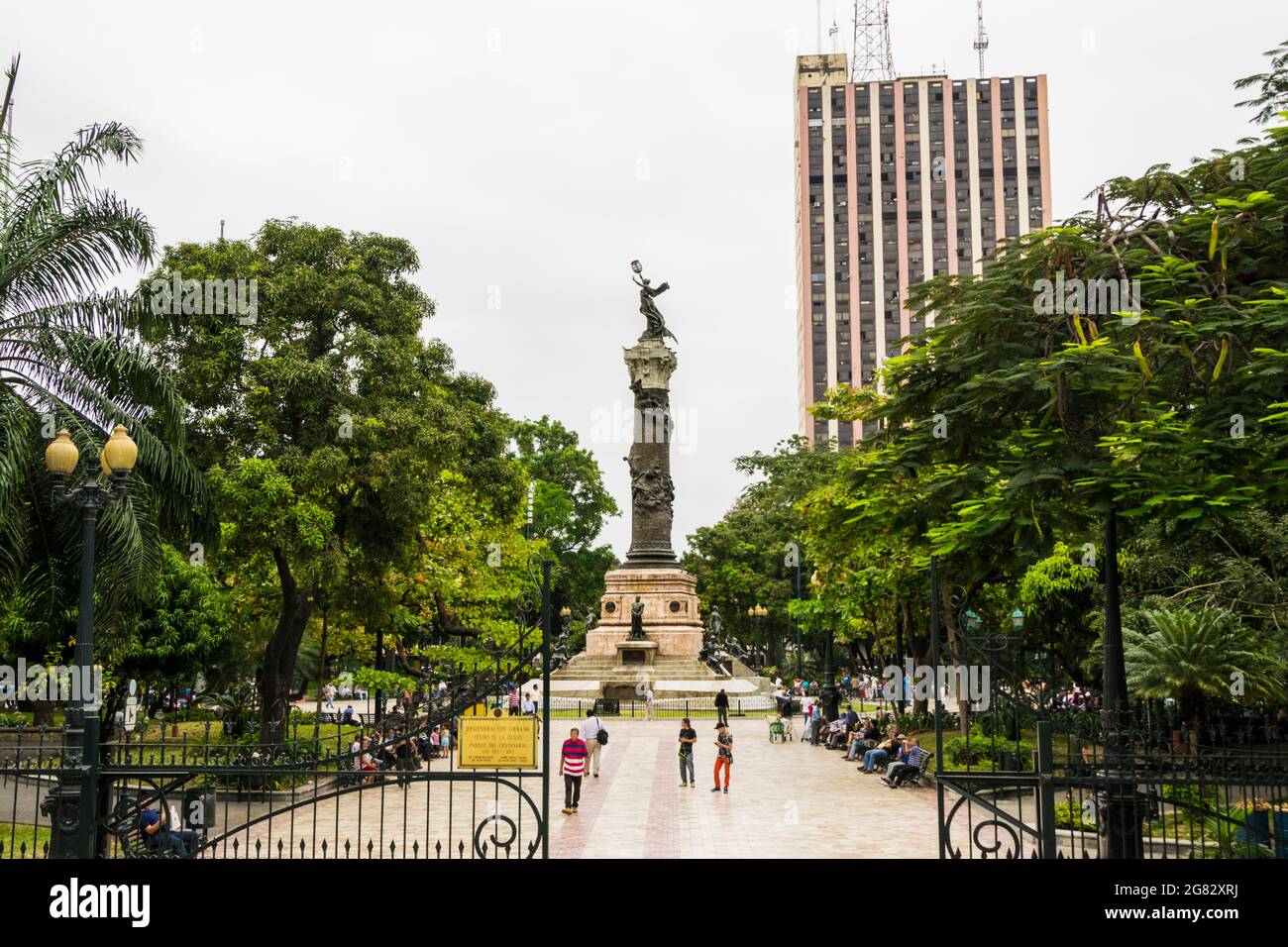 Plaza Centenario de Guayaquil Stock Photo