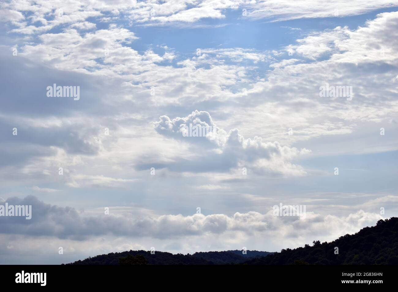 Could formations over the Rea Valley, Arkansas Stock Photo Alamy