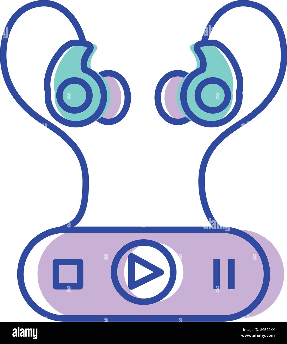 mobile music player Stock Vector Image & Art - Alamy