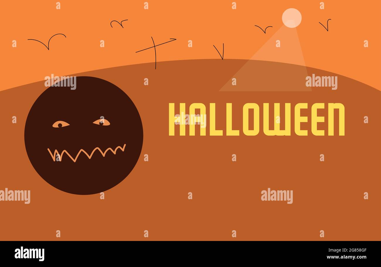 Halloween day vector template design Stock Vector Image & Art Alamy