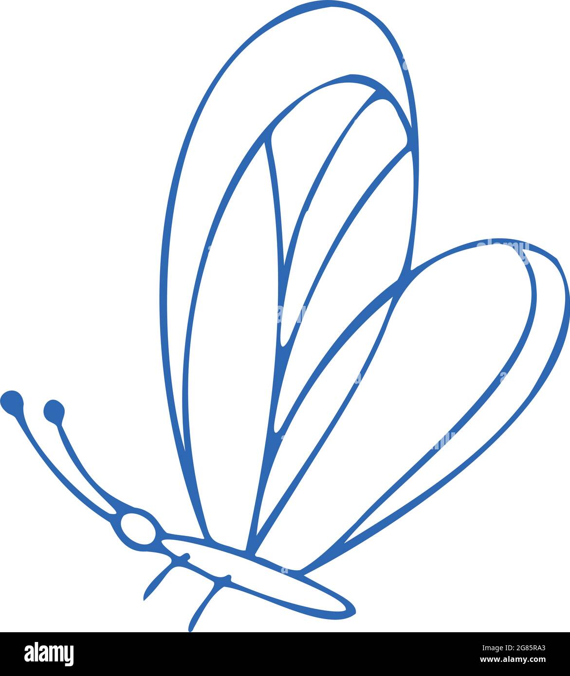 Butterfly vector icon Stock Vector