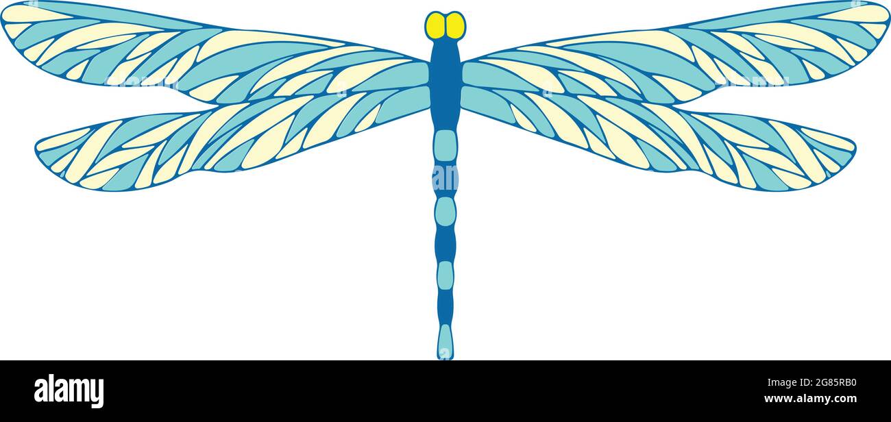 Dragonfly vector icon Stock Vector