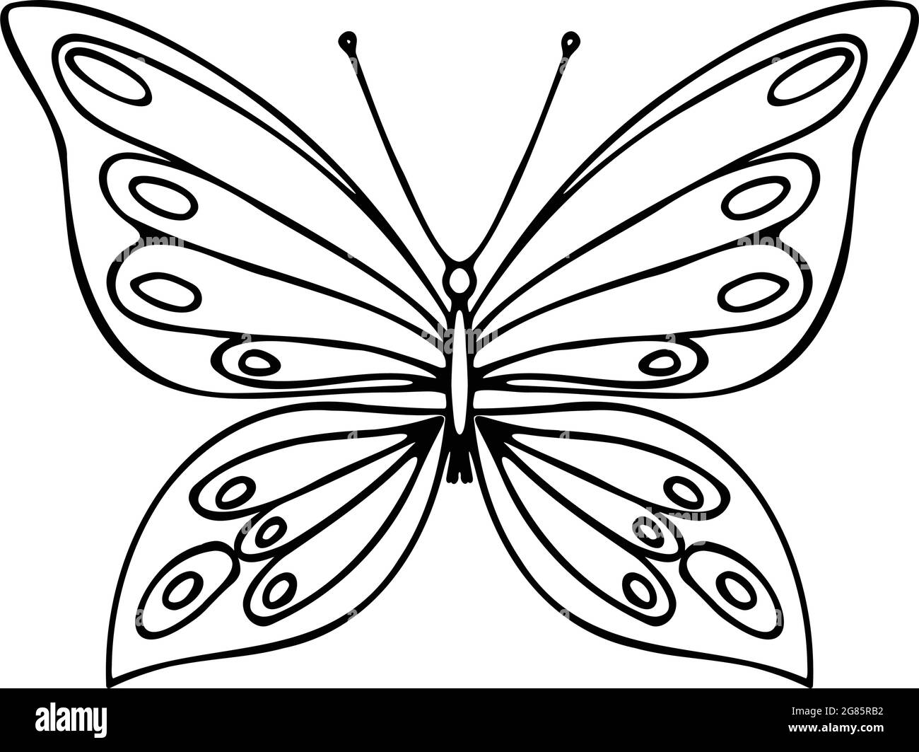 Butterfly vector icon Stock Vector