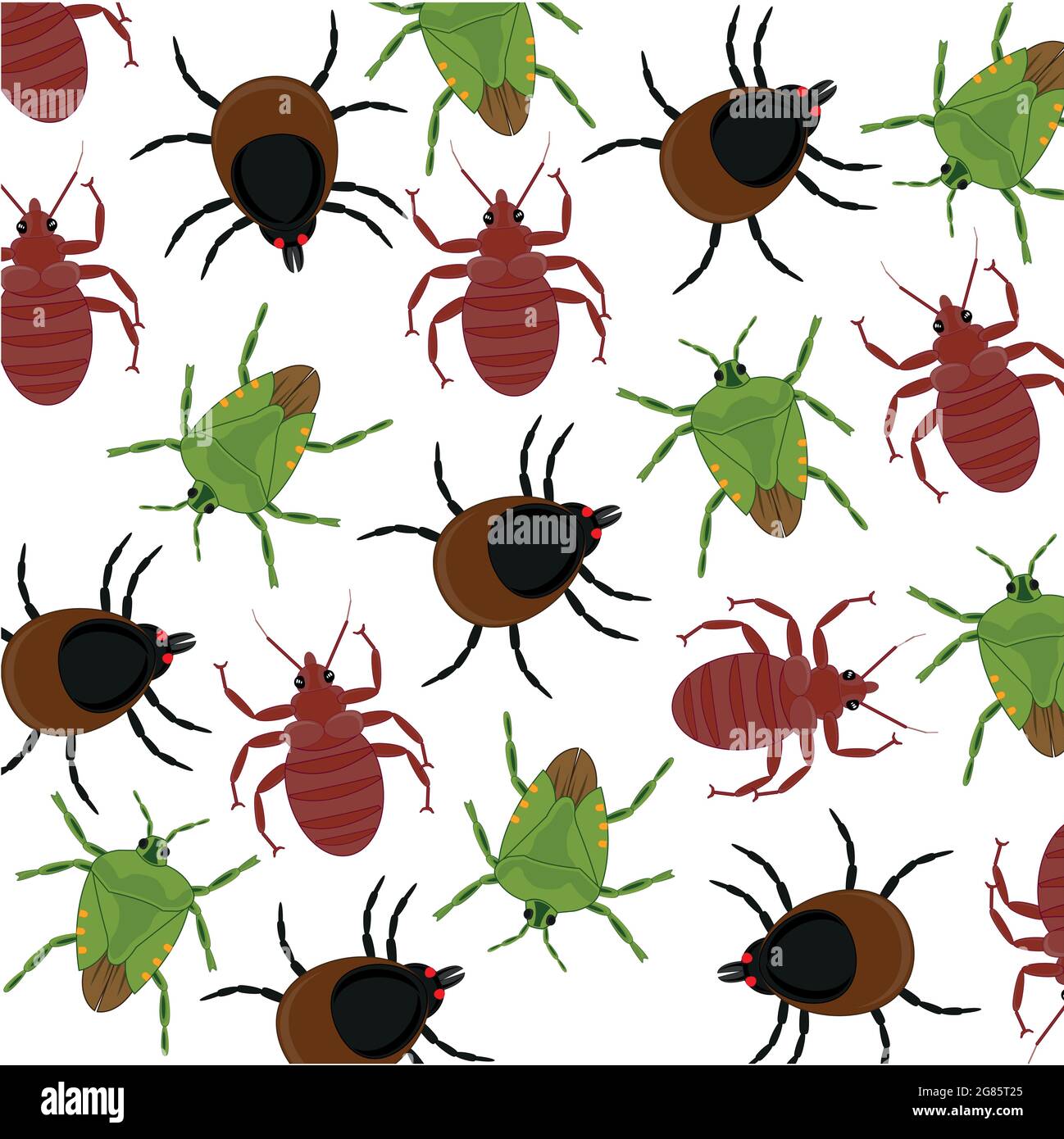 Bad Insect Drawing Small carriers Stock Vector Images - Alamy