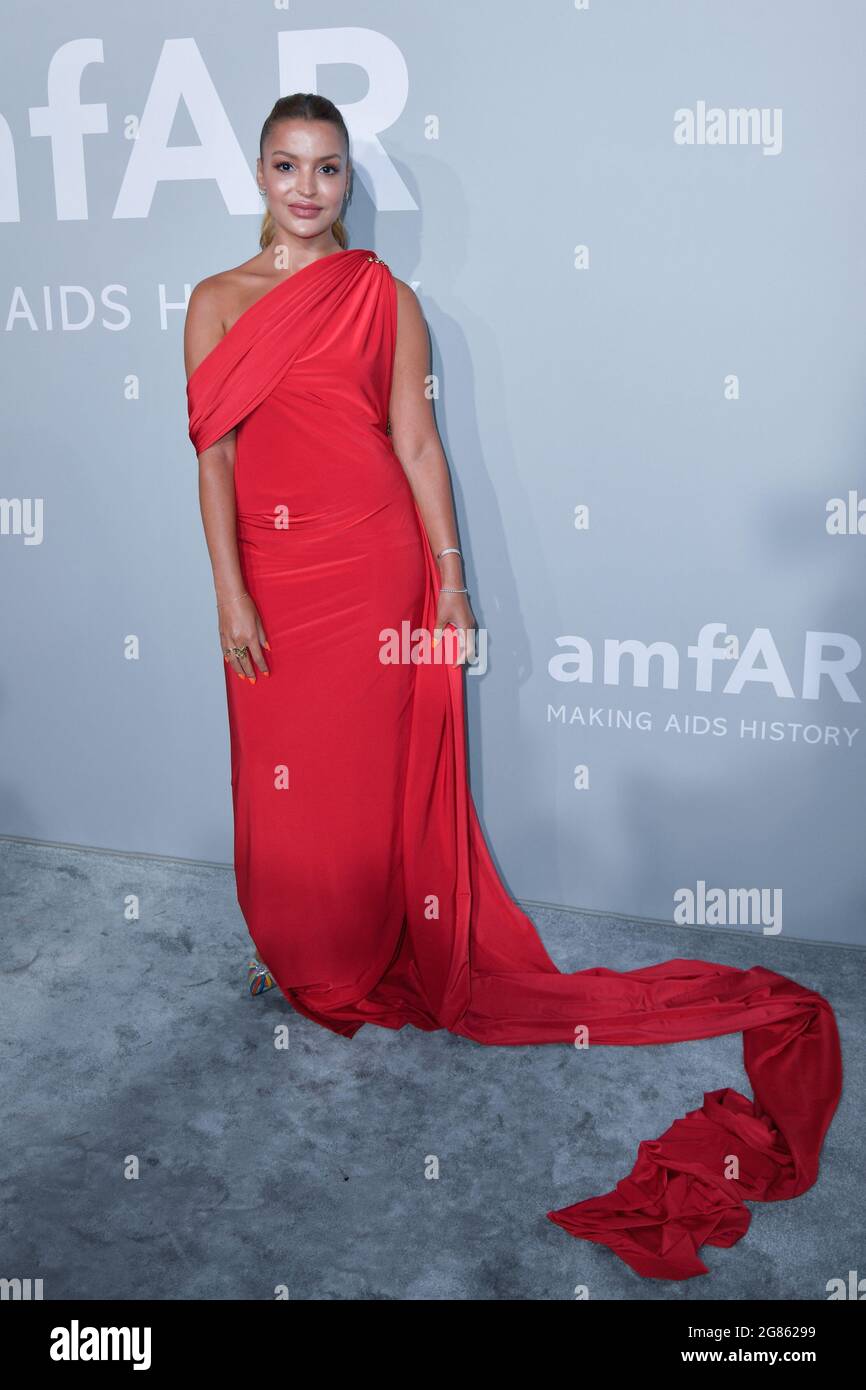 Cannes, France. 16th July, 2021. Mari Fonseca attending the Amfar Party