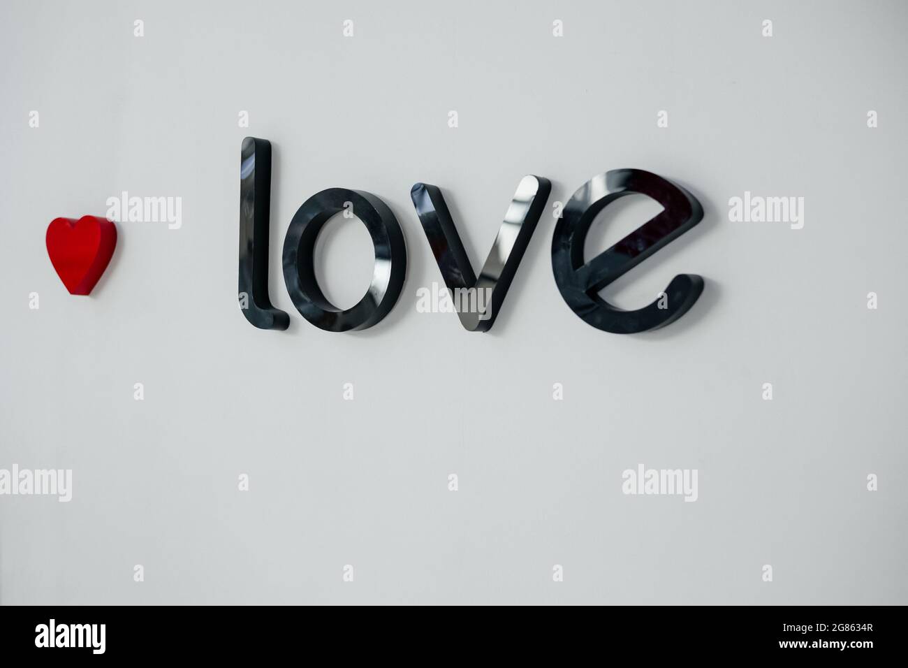 love inscription , Valentines day background Stock Photo