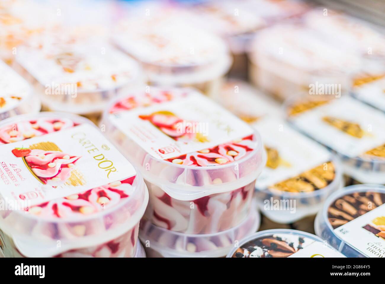 Carte dor ice cream hi-res stock photography and images - Alamy