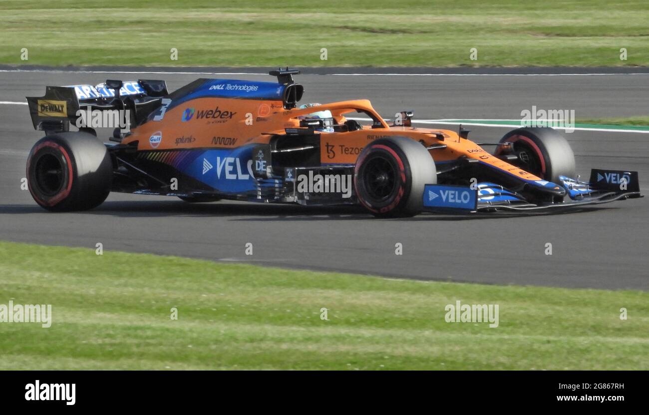 Silverstone Uk 17 July 21 British F1 Grand Prix Silverstone Uk Daniel Riccardo Mclaren Mcl35m Credit Leo Mason Alamy Live News Sport Practice And Qualifying Sprint During The Formula 1 Pirelli