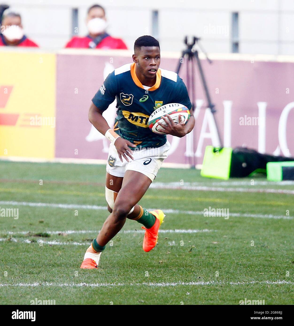 Aphelele Fassi of South Africa during the Castle Lager Lions Series ...