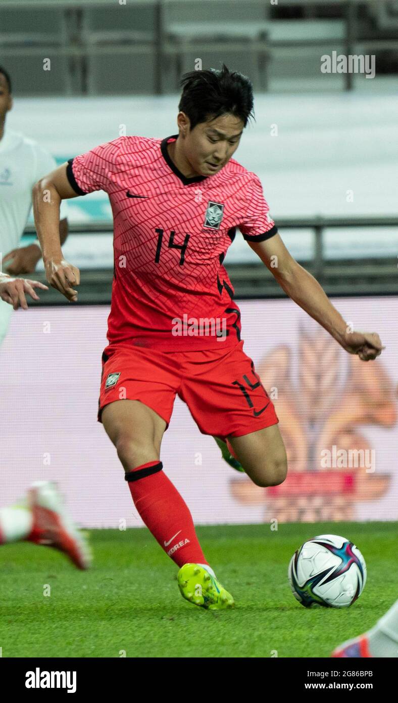 South korean national soccer team hi-res stock photography and images