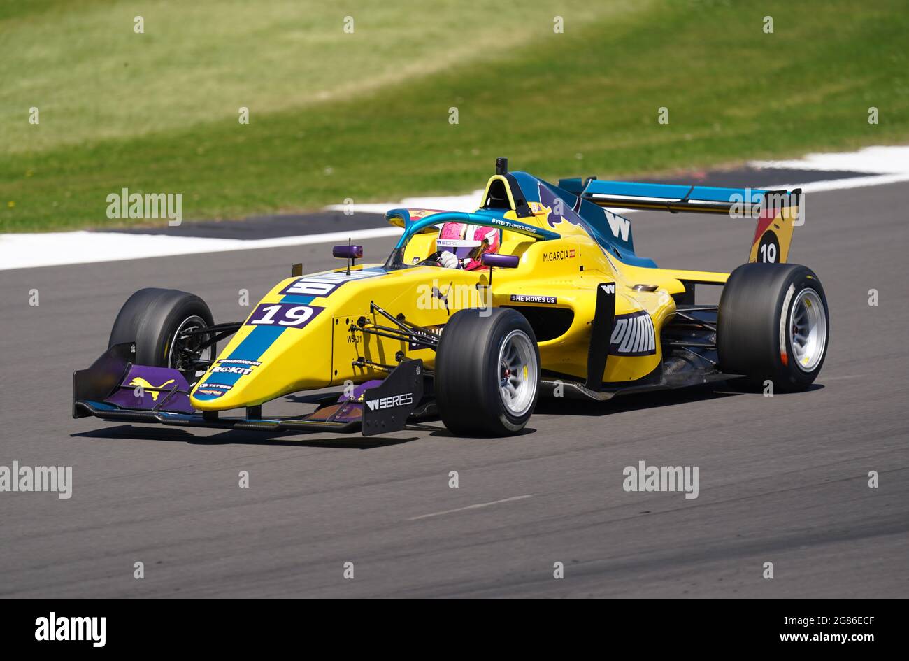 Puma W Series Team's Marta Garcia during the W Series British GP at  Silverstone, Towcester. Picture Date: Saturday July 17, 2021 Stock Photo -  Alamy