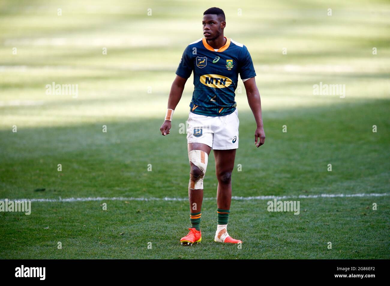 Aphelele Fassi of South Africa during the Castle Lager Lions Series ...