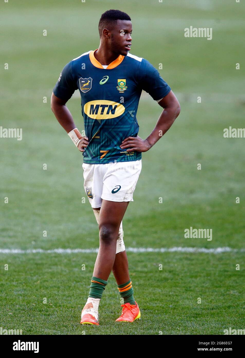 Aphelele Fassi of South Africa during the Castle Lager Lions Series ...