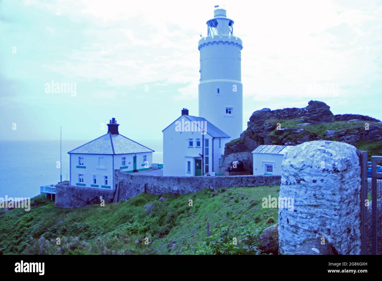 Start Point lighthouse, Devon Stock Photo Alamy