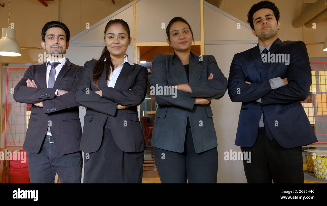 Group friends wearing suits hi-res stock photography and images - Alamy