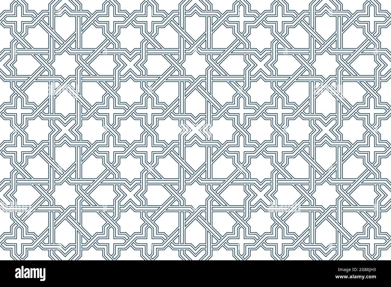 Geometric Islamic Seamless Pattern for decoration greeting card or ...