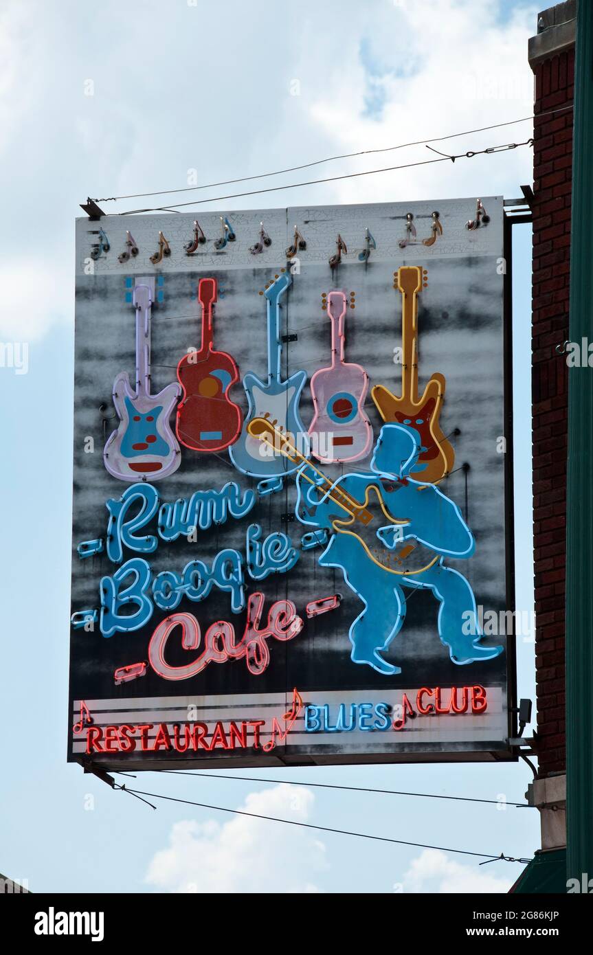 Rum Boogie Cafe, Beale Street, Memphis, Tennessee Stock Photo Alamy