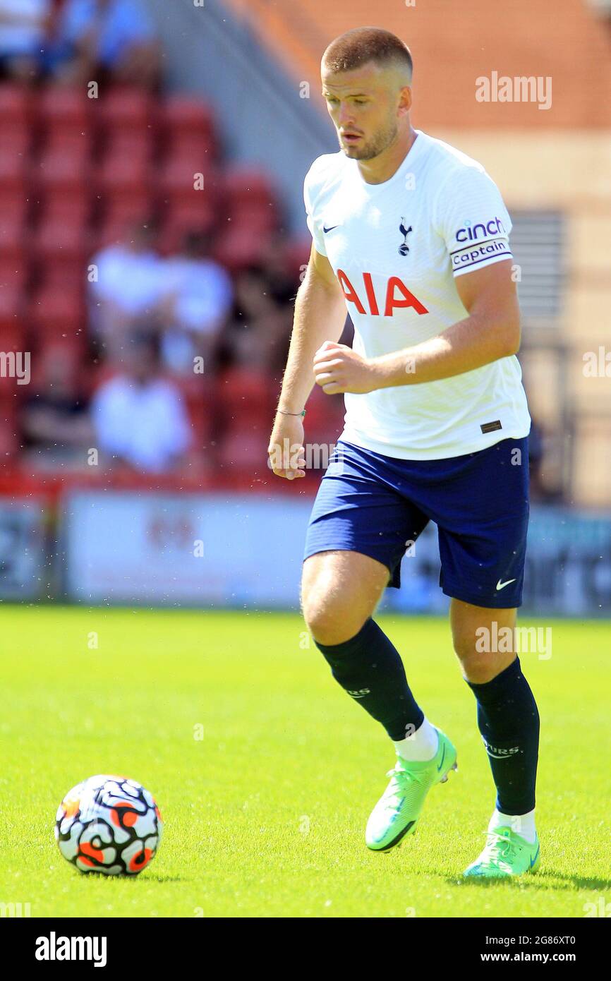 London, UK. 17th July, 2021. Eric Dier of Tottenham Hotspur in action during the game. Pre-season friendly match, Leyton Orient v Tottenham Hotspur at the Breyer Group Stadium in Leyton, London on Saturday 17th July 2021. this image may only be used for Editorial purposes. Editorial use only, license required for commercial use. No use in betting, games or a single club/league/player publications.pic by Steffan Bowen/Andrew Orchard sports photography/Alamy Live News Credit: Andrew Orchard sports photography/Alamy Live News Stock Photo