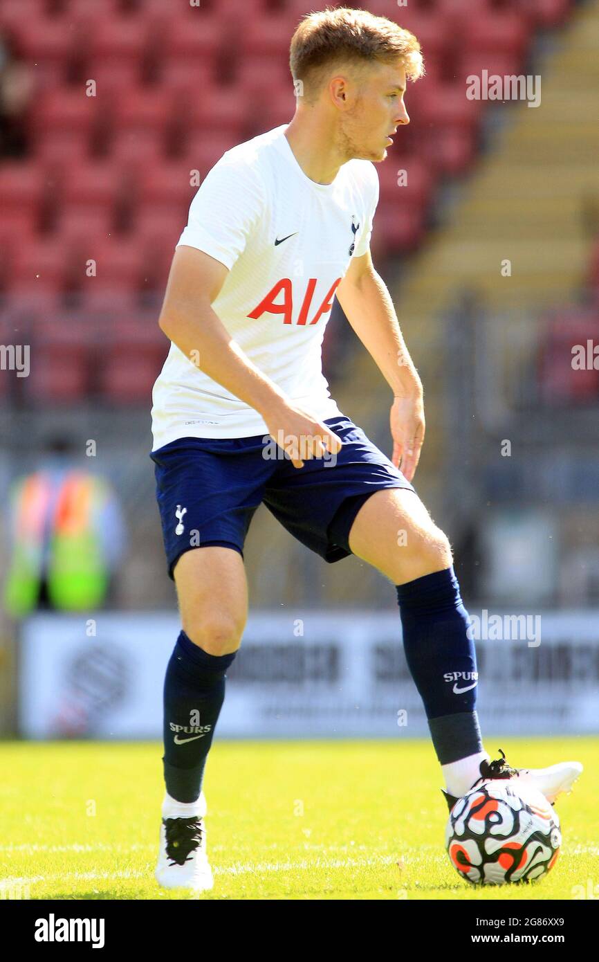 Tottenham academy midfielder Harvey White signs new three year