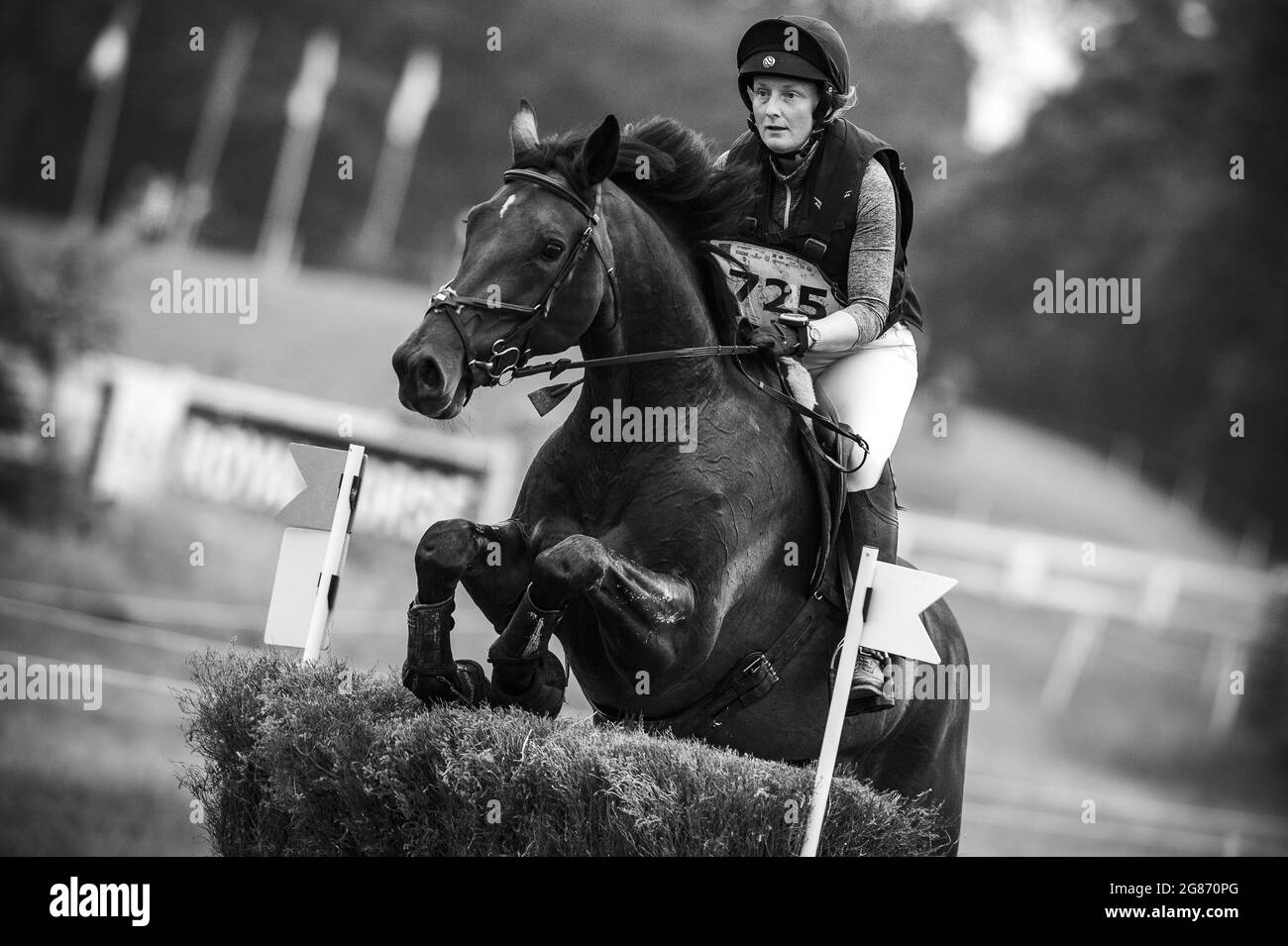 Aminda Ingulfson riding Hot Cup Vh during the cross country CCI4-S at Jardy Eventing Show 2021 on July 17, 2021 in Marne la Coquette, France - Photo Christophe Bricot / DPPI Stock Photo