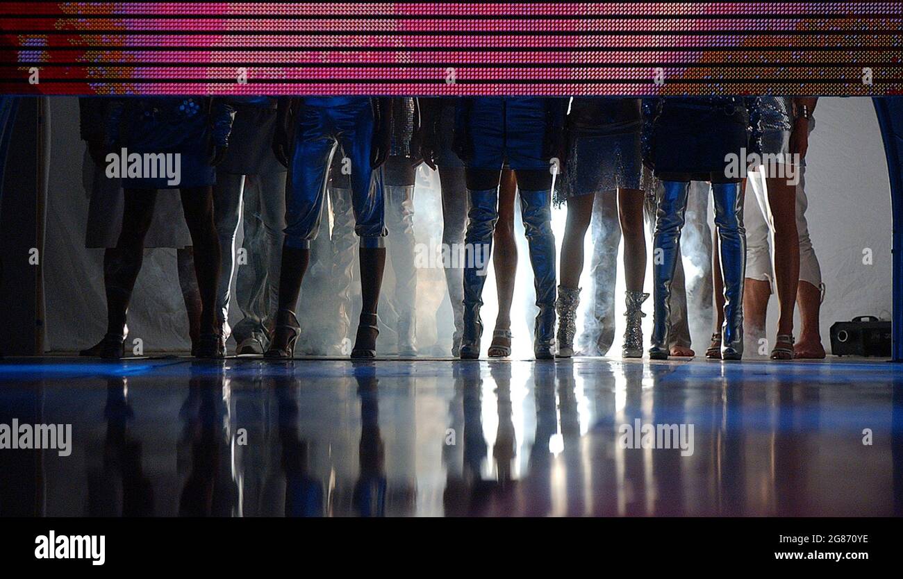 Theatre catwalk show at the 2003 Clotheshow Live from the NEC in