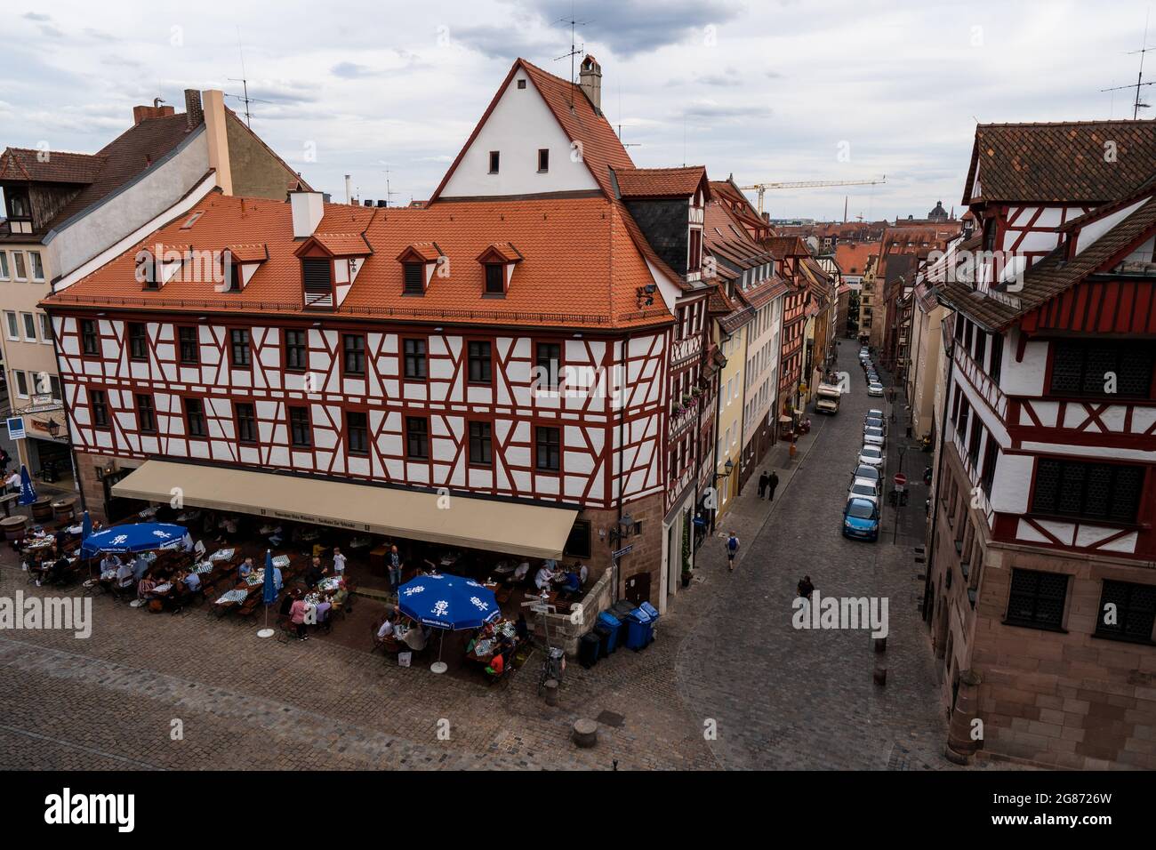Nurnberg/Nuremberg Old Town Stock Photo