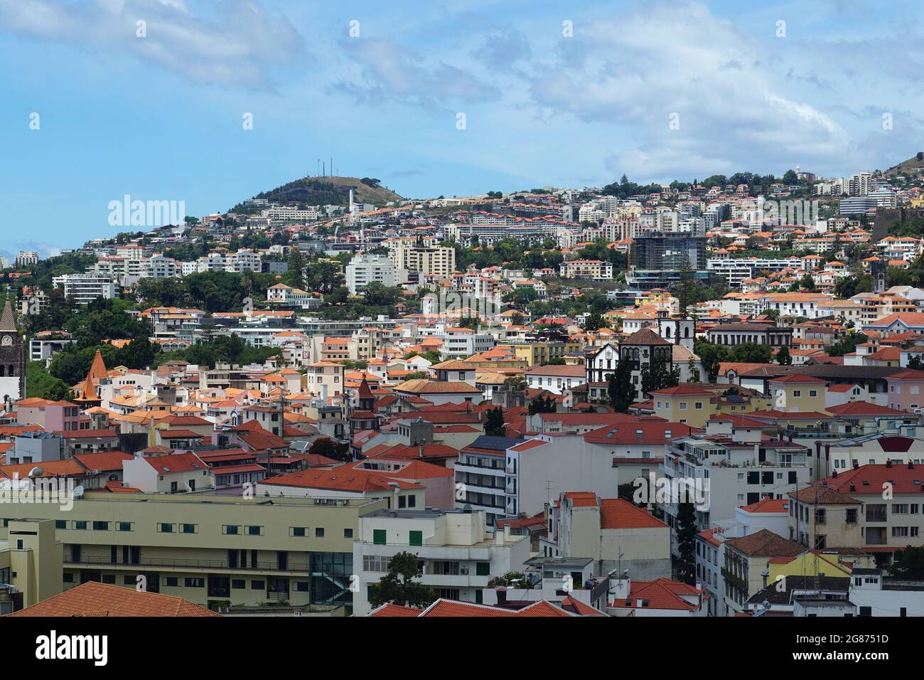 view of Funchal, Madeira, Portugal, Europe Stock Photo