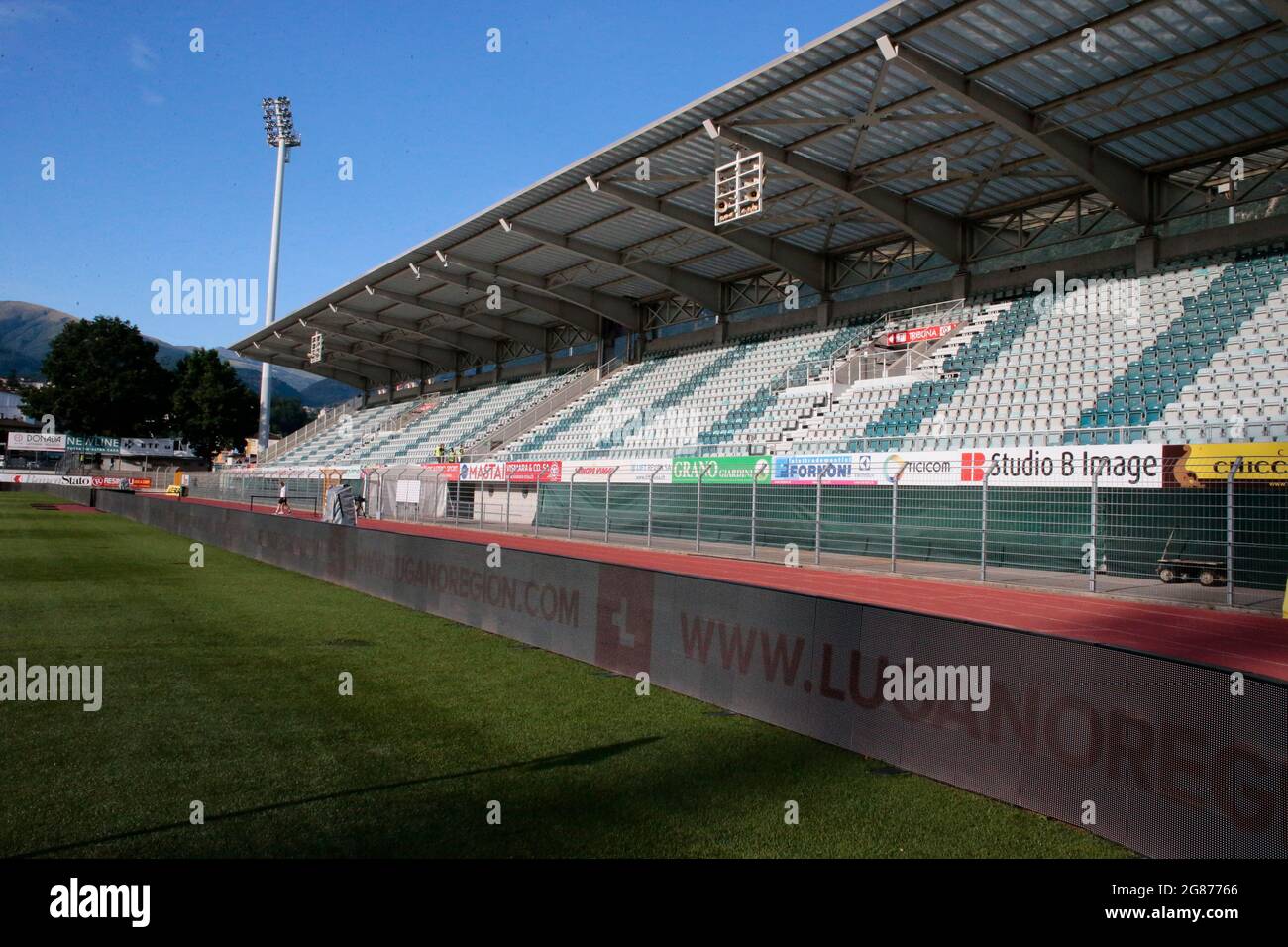 During The Friendly Football Match Between Fc Lugano And Fc Internazionale On July 17 21 At Cornaredo Stadium In Lugano Switzerland Photo Nderim Kaceli Dppi Stock Photo Alamy