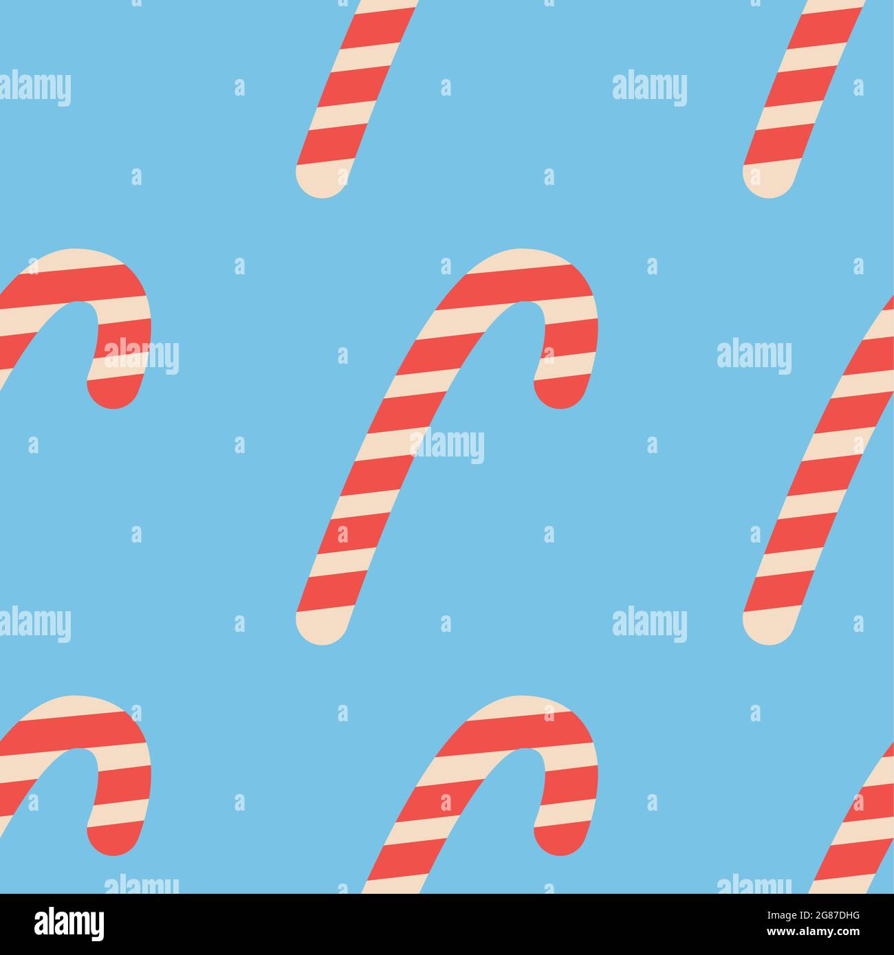 Christmas candy cane stripes seamless pattern in red and white. Popular ...