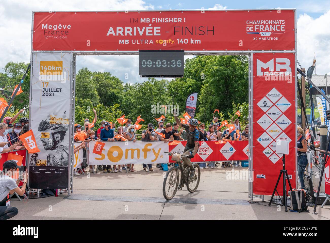 Urs Huber of Switzerland, Winner of the MB-Race Ultra Somfy 2021, UCI  Mountain Bike XCM, French Championships VTT Marathon on July 17, 2021 in  Megève, France - Photo Olly Bowman / DPPI Stock Photo - Alamy