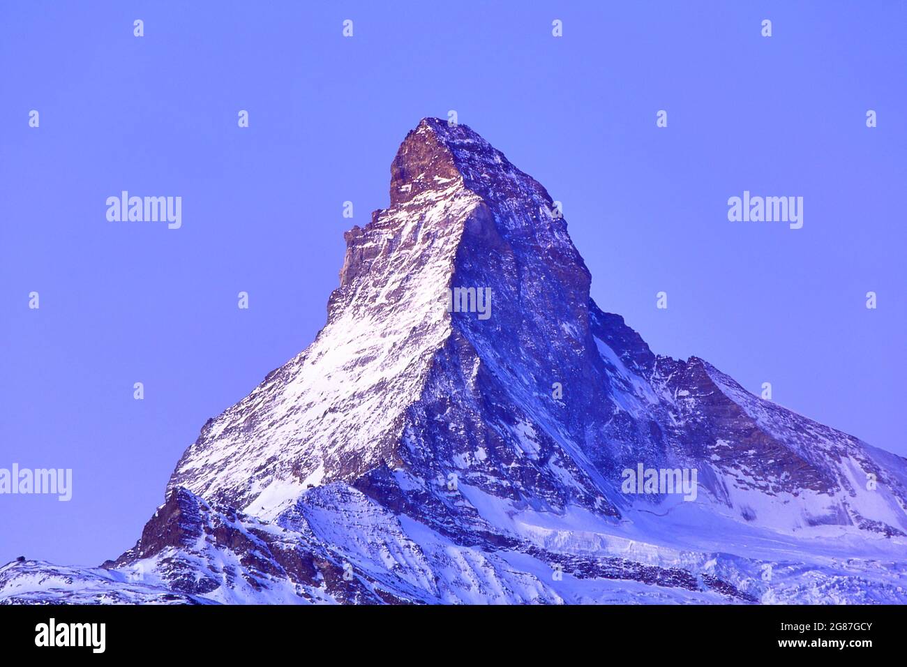 Matterhorn Switzerland Alps Stock Photo
