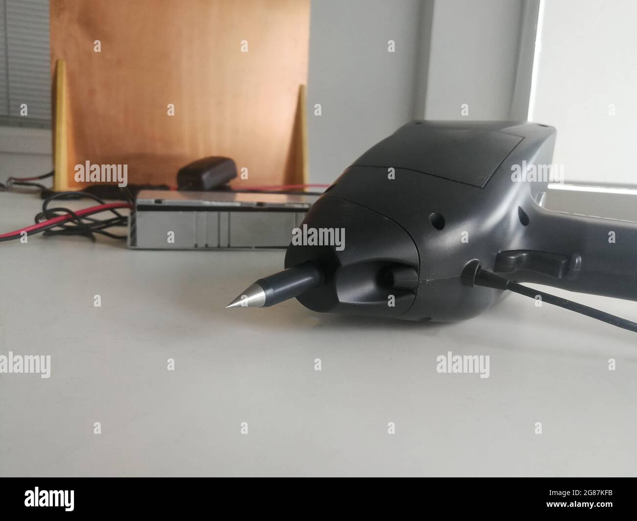 Electrostatic discharge immunity test setup for