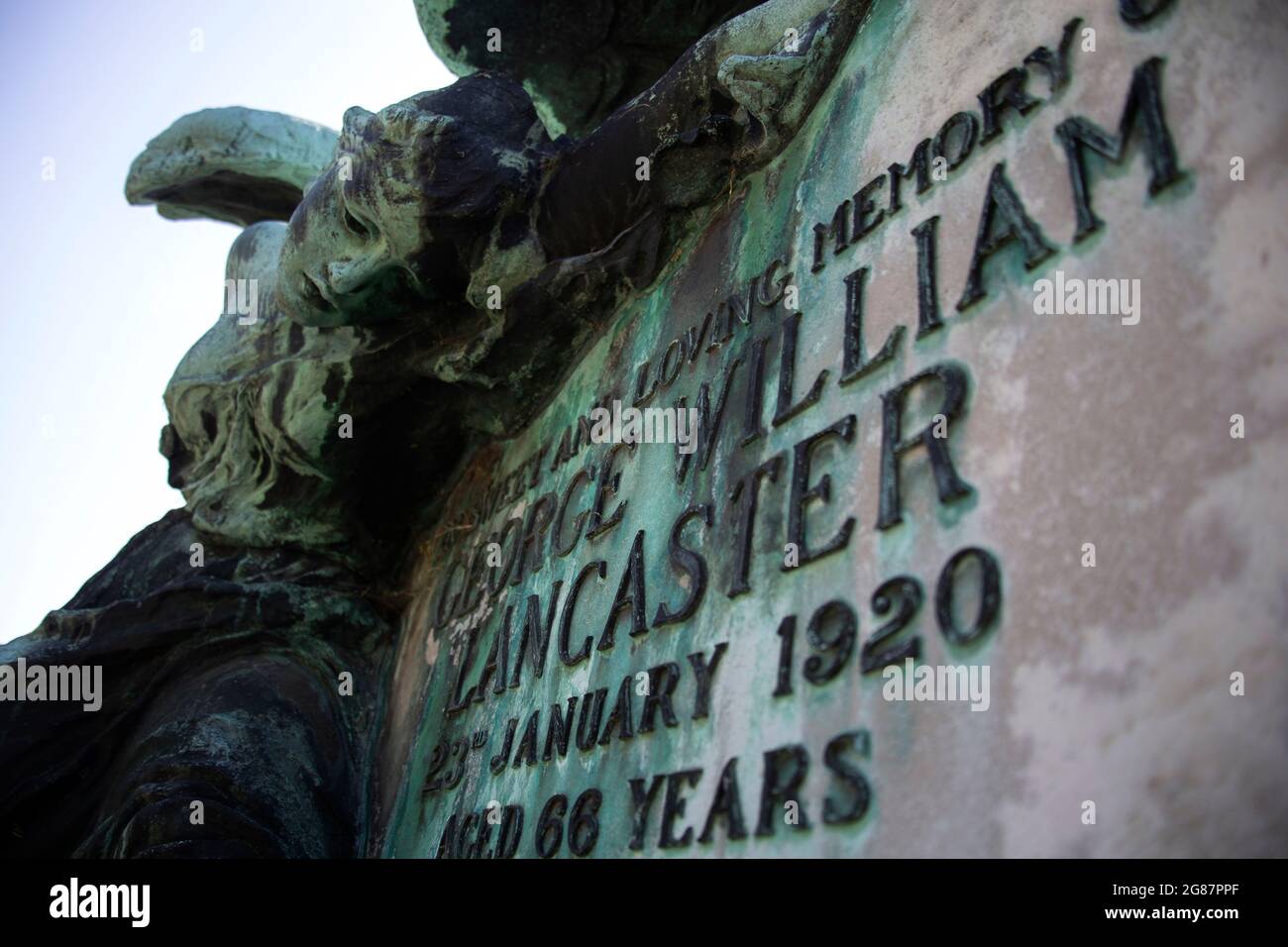 The Lancaster memorial East Sheen Cemetery, Richmond, United Kingdom