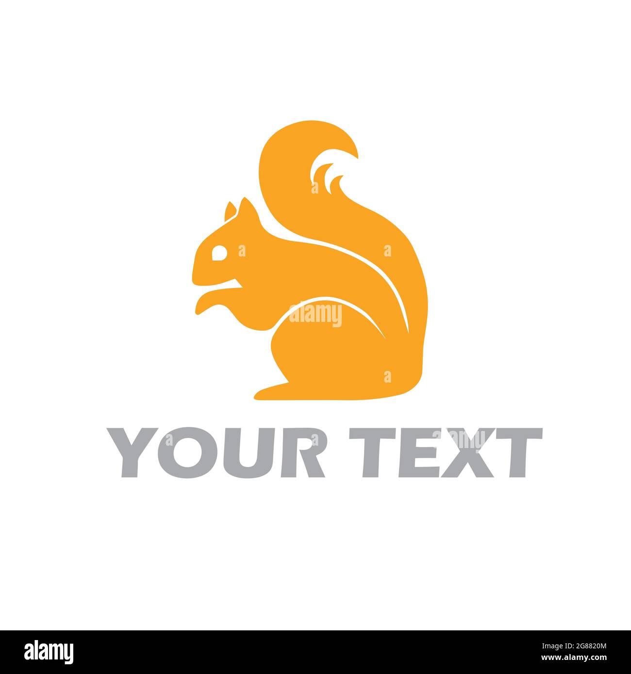 Squirrel Logo Template Design Vector Stock Vector