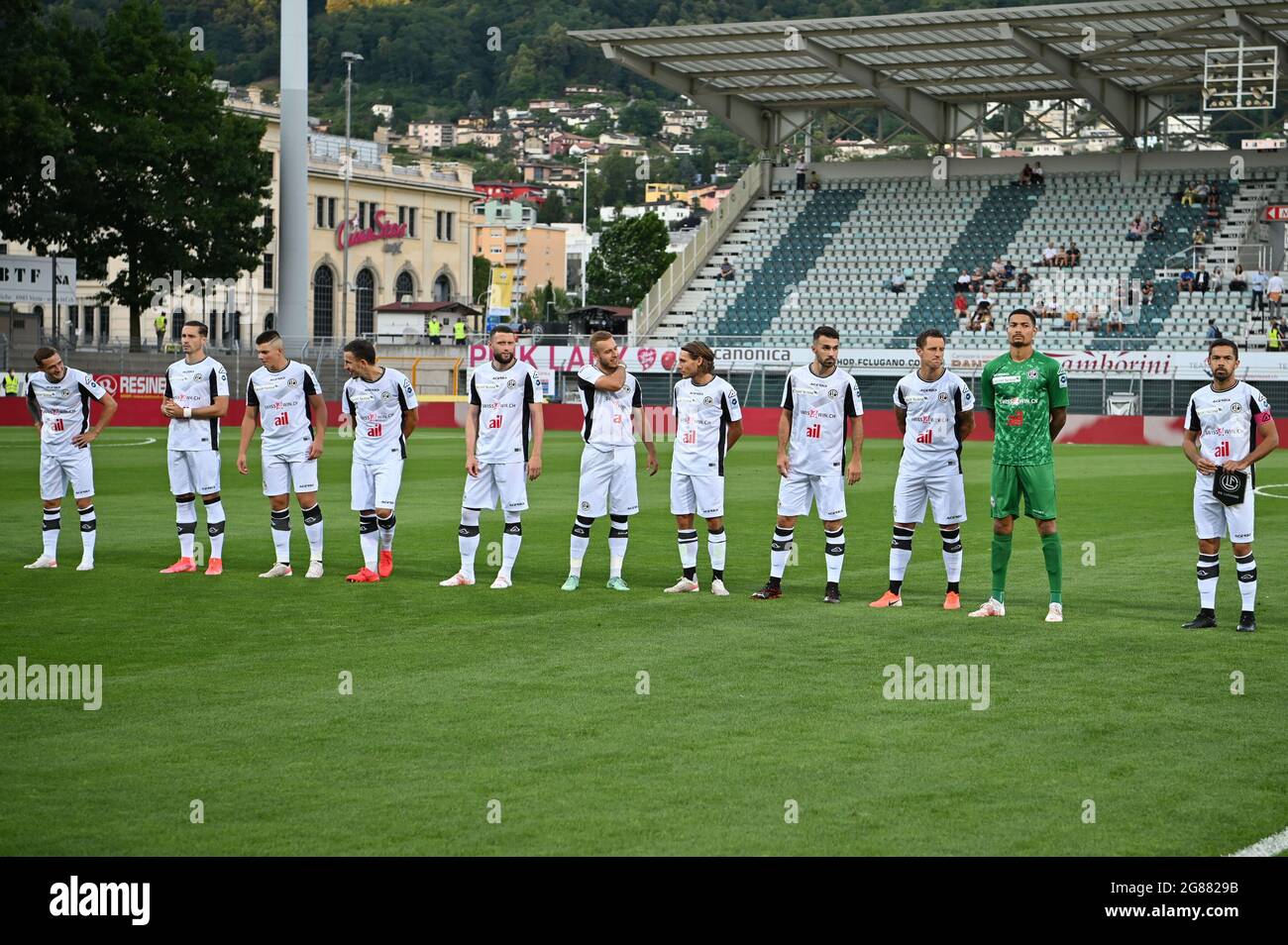 Lugano Switzerland 17th July 21 Lugano Before The Friendly Match Between Fc Lugano And Fc Internazionale