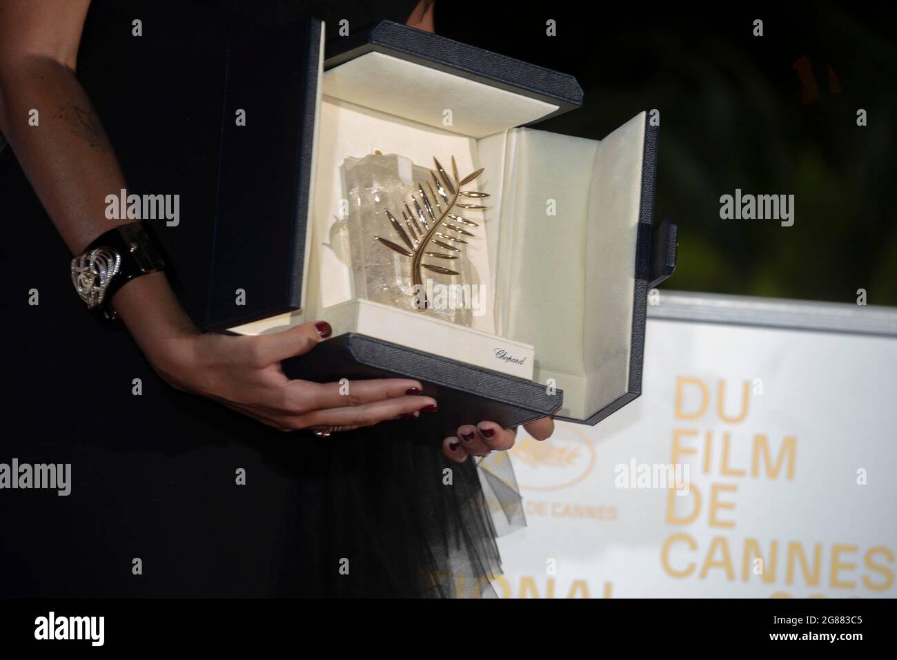 The Palme d'Or 'Best Movie Award' seen during the 74th Annual Cannes ...